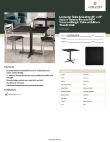 Lancaster Table & Seating 164S3636XBLK Specsheet Lancaster Table & Seating 164S3636XBLK Specsheet
