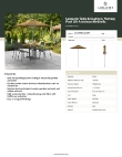 Lancaster Table & Seating 164UMBAL06CM Specsheet