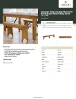 Lancaster Table & Seating 164VYBENCH96 Specsheet Lancaster Table & Seating 164VYBENCH96 Specsheet