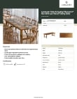 Lancaster Table & Seating 164VYTB10840 Specsheet