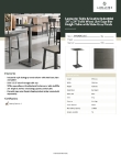 Lancaster Table & Seating 3492424CLG37 Specsheet