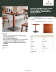 Lancaster Table & Seating 3492424CLM30 Specsheet Lancaster Table & Seating 3492424CLM30 Specsheet