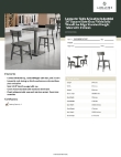 Lancaster Table & Seating 3492424GYD2C Specsheet