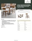 Lancaster Table & Seating 3492424WAD2C Specsheet