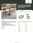 Lancaster Table & Seating 3492430WAD2C Specsheet Lancaster Table & Seating 3492430WAD2C Specsheet