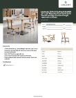 Lancaster Table & Seating 3492430WTD2C Specsheet Lancaster Table & Seating 3492430WTD2C Specsheet