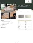 Lancaster Table & Seating 3492442TSLT Specsheet