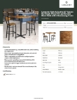 Lancaster Table & Seating 3493030BVNB2 Specsheet