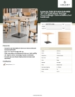 Lancaster Table & Seating 3493030CLH30 Specsheet