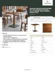 Lancaster Table & Seating 3493030CLW30 Specsheet Lancaster Table & Seating 3493030CLW30 Specsheet