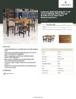 Lancaster Table & Seating 3493048DVNB4 Specsheet Lancaster Table & Seating 3493048DVNB4 Specsheet