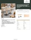 Lancaster Table & Seating 3493060CLH30 Specsheet Lancaster Table & Seating 3493060CLH30 Specsheet