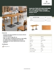 Lancaster Table & Seating 3493060CLN30 Specsheet
