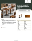 Lancaster Table & Seating 3493060CLW30 Specsheet Lancaster Table & Seating 3493060CLW30 Specsheet