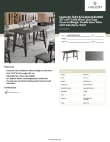 Lancaster Table & Seating 3493060GRY30 Specsheet