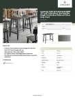 Lancaster Table & Seating 3493060GRY37 Specsheet