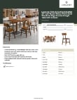 Lancaster Table & Seating 3493060WAD6C Specsheet