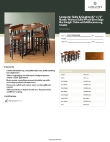 Lancaster Table & Seating 3493072BWAL8 Specsheet