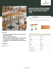 Lancaster Table & Seating 3493072CLN37 Specsheet Lancaster Table & Seating 3493072CLN37 Specsheet