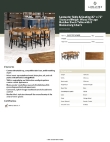 Lancaster Table & Seating 3493072DVNB8 Specsheet Lancaster Table & Seating 3493072DVNB8 Specsheet