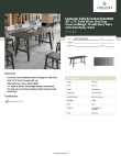 Lancaster Table & Seating 3493072GRY30 Specsheet Lancaster Table & Seating 3493072GRY30 Specsheet