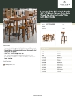 Lancaster Table & Seating 3493072WAB8B Specsheet