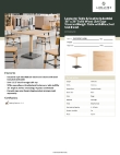 Lancaster Table & Seating 3493636CLH30 Specsheet
