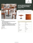 Lancaster Table & Seating 3493636CLM30 Specsheet