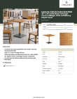 Lancaster Table & Seating 3493636CLN30 Specsheet