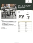 Lancaster Table & Seating 3493636GYD4C Specsheet