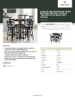 Lancaster Table & Seating 349B30RDEXBK Specsheet