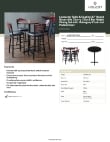 Lancaster Table & Seating 349B30RTCBSU Specsheet Lancaster Table & Seating 349B30RTCBSU Specsheet