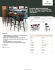 Lancaster Table & Seating 349B3636ESM2 Specsheet Lancaster Table & Seating 349B3636ESM2 Specsheet