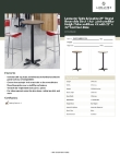 Lancaster Table & Seating 349C24RB222B Specsheet Lancaster Table & Seating 349C24RB222B Specsheet