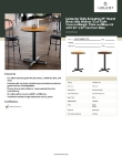 Lancaster Table & Seating 349C24RW222S Specsheet Lancaster Table & Seating 349C24RW222S Specsheet