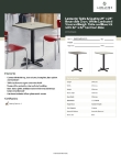 Lancaster Table & Seating 349C24SG222S Specsheet