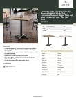Lancaster Table & Seating 349C30SB222S Specsheet