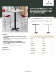 Lancaster Table & Seating 349C30SG222B Specsheet