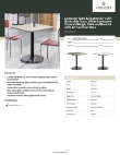 Lancaster Table & Seating 349C30SG22RS Specsheet
