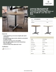 Lancaster Table & Seating 349C36RB303S Specsheet Lancaster Table & Seating 349C36RB303S Specsheet
