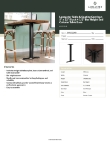 Lancaster Table & Seating 349C5224B Specsheet