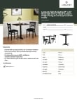 Lancaster Table & Seating 349D2430CBCR Specsheet Lancaster Table & Seating 349D2430CBCR Specsheet