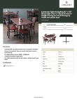 Lancaster Table & Seating 349D3048CBSO Specsheet