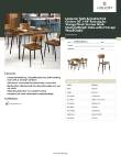 Lancaster Table & Seating 349D3048CVM4 Specsheet
