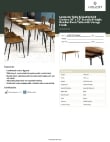 Lancaster Table & Seating 349D3072VNMC Specsheet