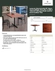 Lancaster Table & Seating 349D3636MAHX Specsheet