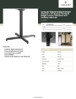 Lancaster Table & Seating 349S33S3SLF Specsheet Lancaster Table & Seating 349S33S3SLF Specsheet