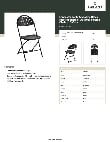 Lancaster Table & Seating 384CDG64298BKCS Specsheet Lancaster Table & Seating 384CDG64298BKCS Specsheet