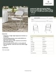 Lancaster Table & Seating 384CHAIRWH Specsheet