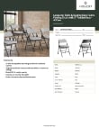 Lancaster Table & Seating 384DGBKFABN2 Specsheet Lancaster Table & Seating 384DGBKFABN2 Specsheet